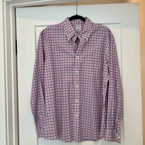 Brooks Brothers Men’s Button Down - Pink/Blue Size L